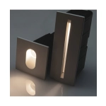 E319 OUTDOOR STEP LIGHT LED 3W 3000K ALUMINIUM WHITE IP65 Zambelis Lights